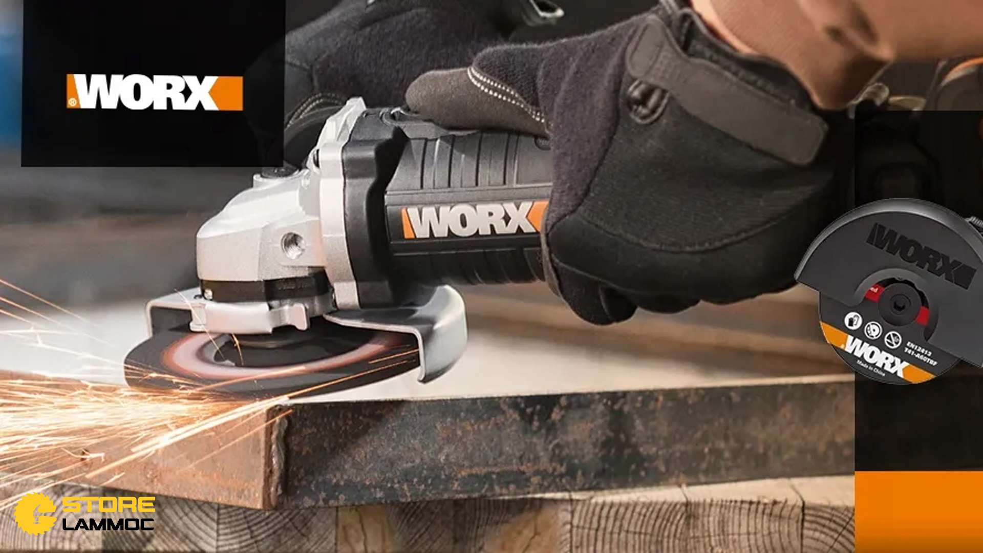 Máy Mài Cắt Mini Đa Năng WORX WX801