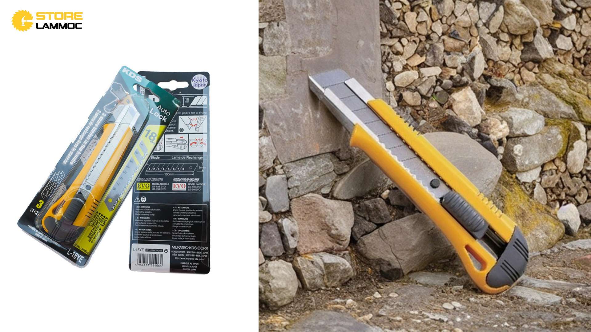 DAO RỌC GIẤY KDS L-18