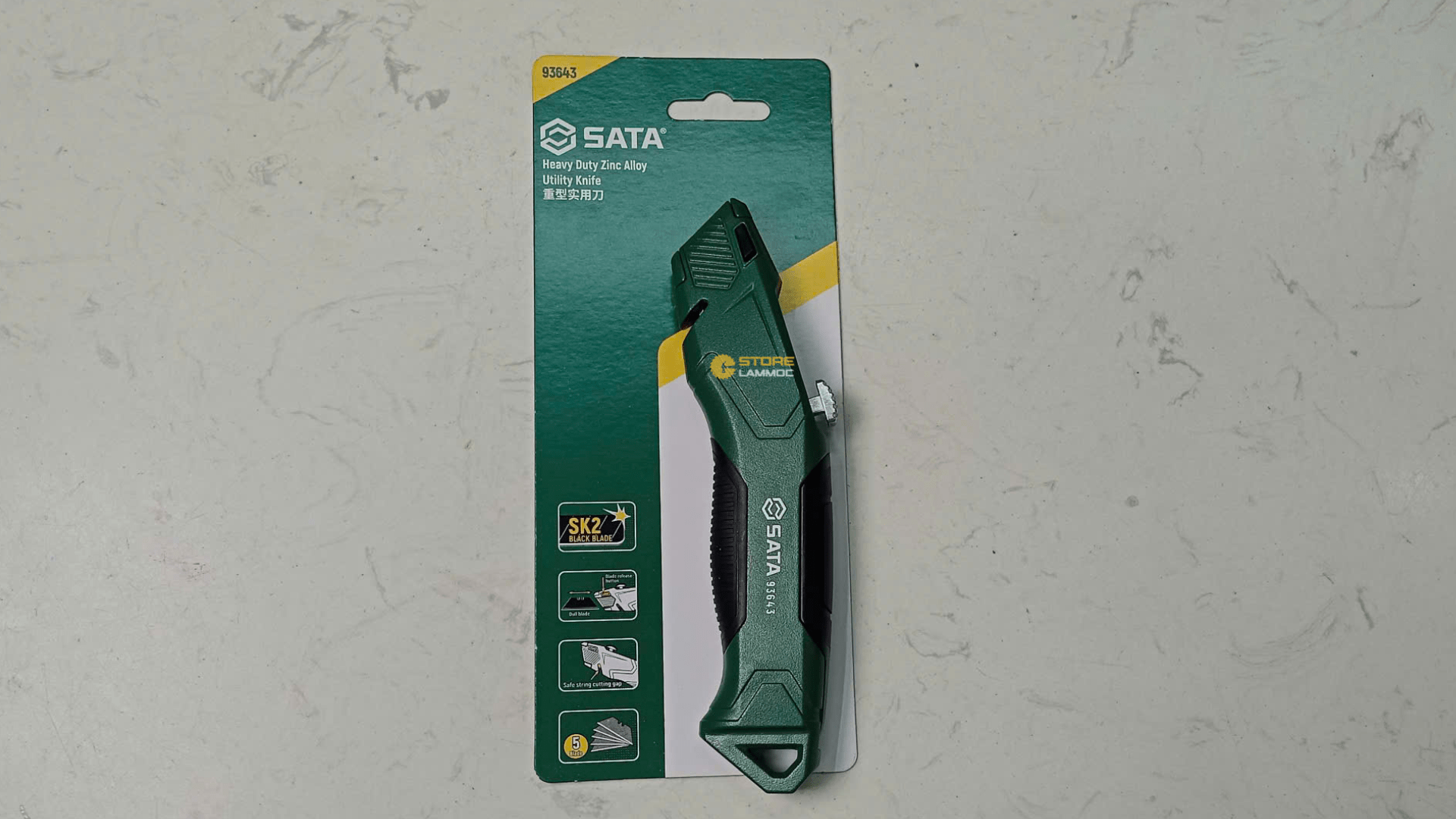 Dao rọc giấy (kèm 5 lưỡi) Sata 93643 - 1