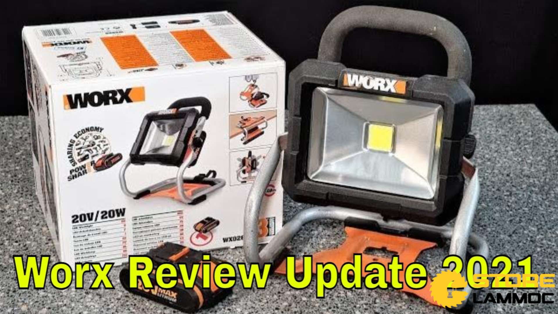 Đèn pin Worx 20V LED Work Light WX026