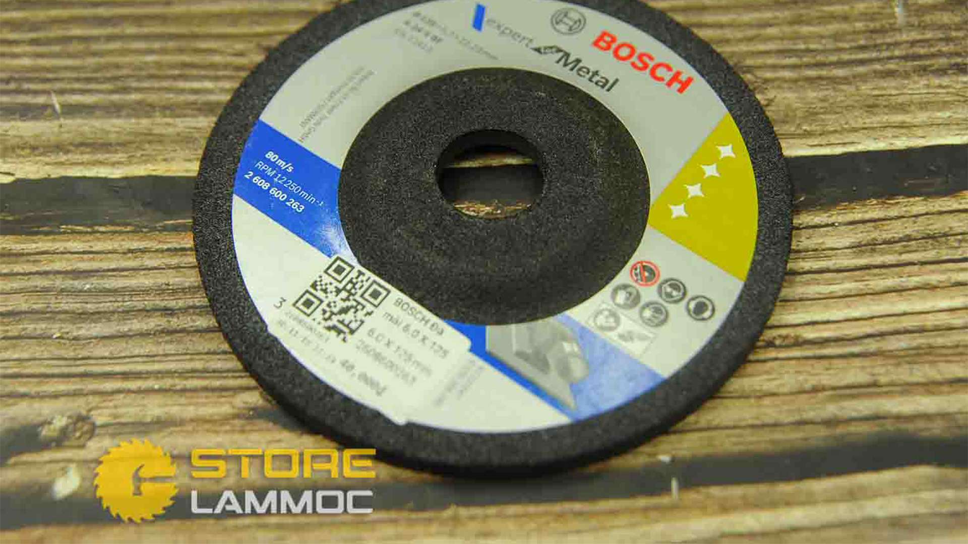 ĐĨA MÀI 6.0 X 125 MM BOSCH 2608600263