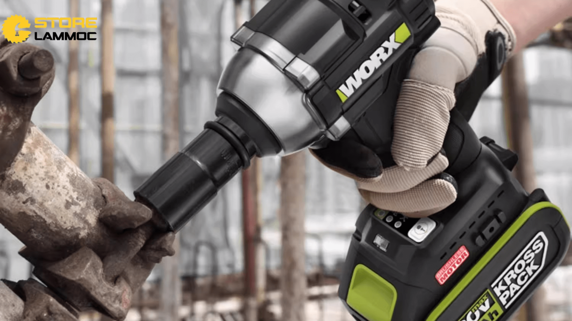 Động cơ của bu lông pin Worx WE272