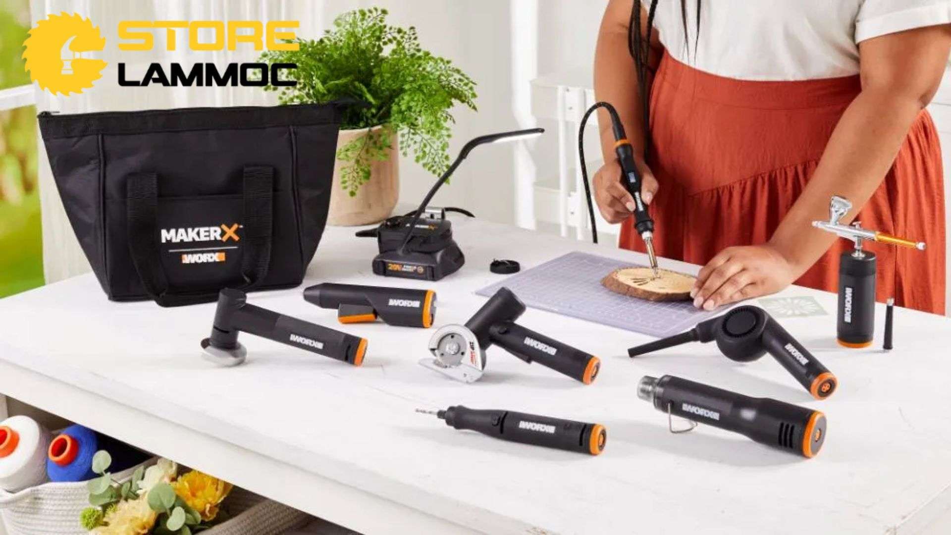 Dòng sản phẩm MakerX của Worx với tiêu chí gọn nhẹ di động