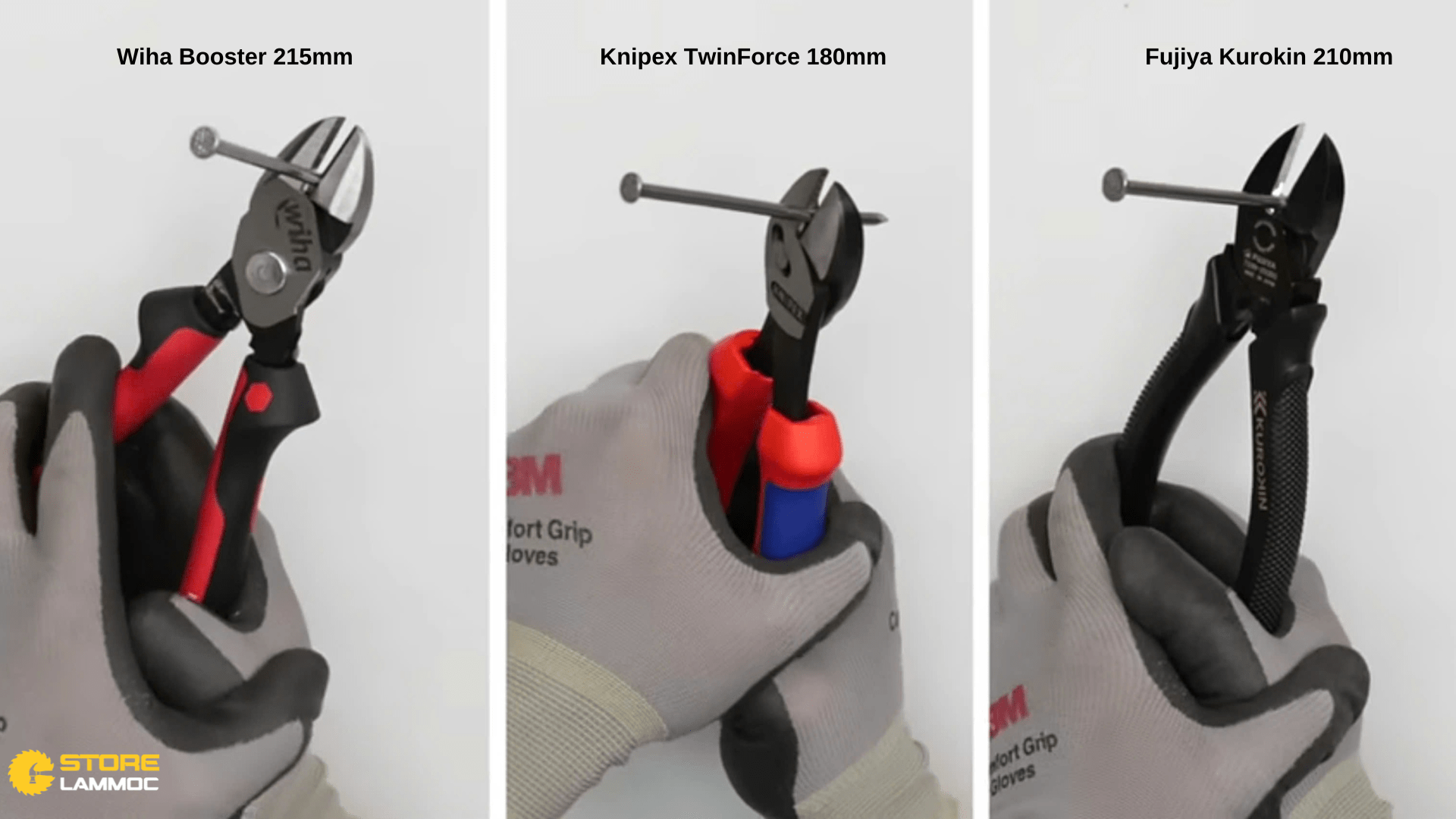 Hiệu suất cắt đinh của 3 loại kìm