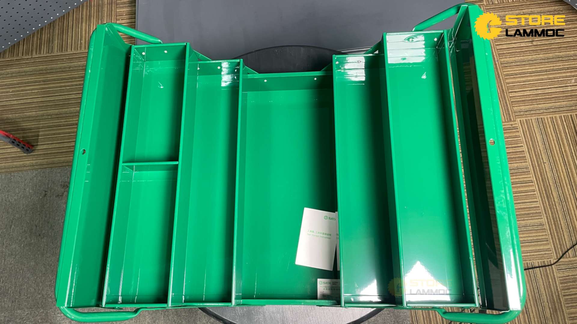 Hộp đựng đồ nghề 17 inch 5 ngăn cầm tay bằng thép Sata 95104A