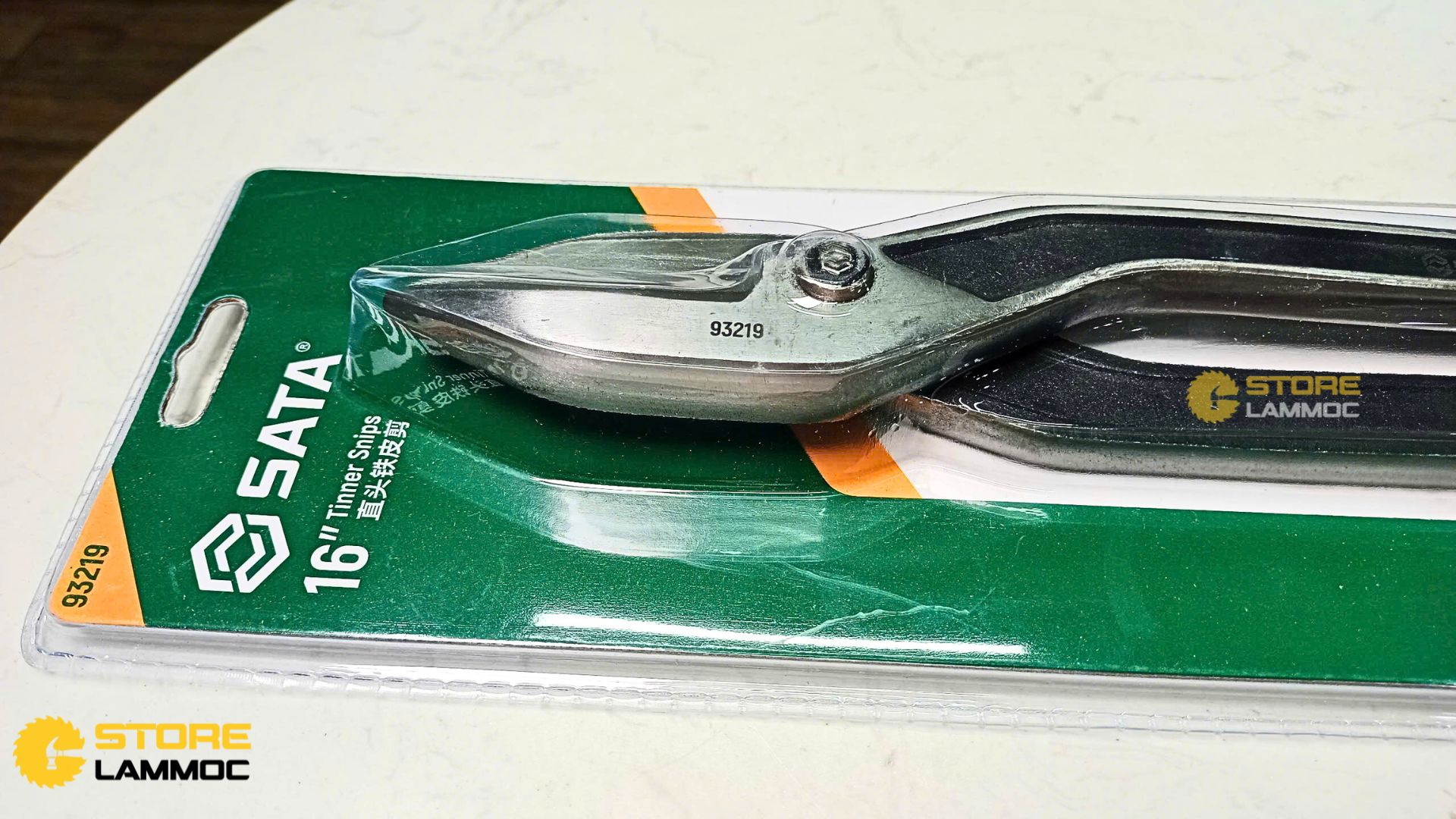 Kéo cắt tôn loại mũi thẳng 16inch Sata 93219 - 2