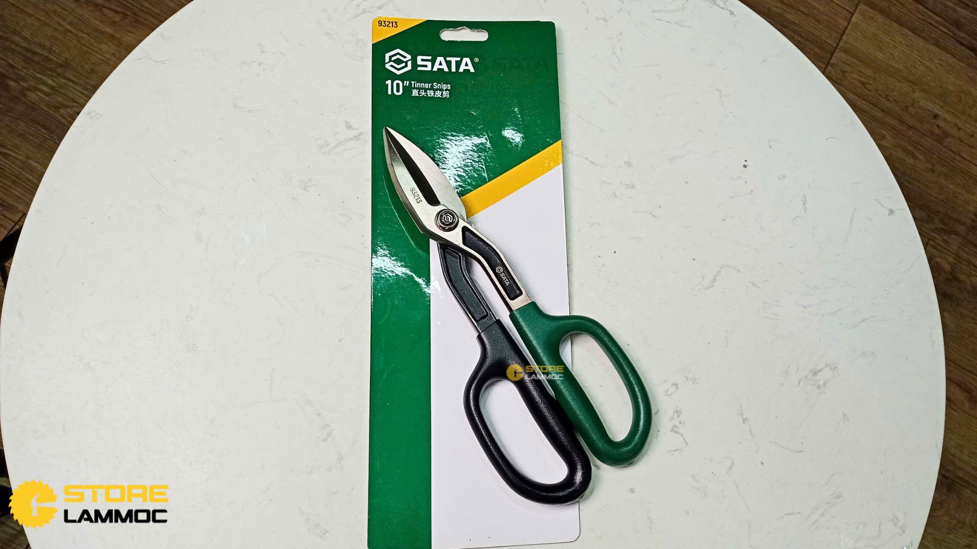 Kéo cắt tôn loại mũi thẳng 260mm Sata 93213 - 1