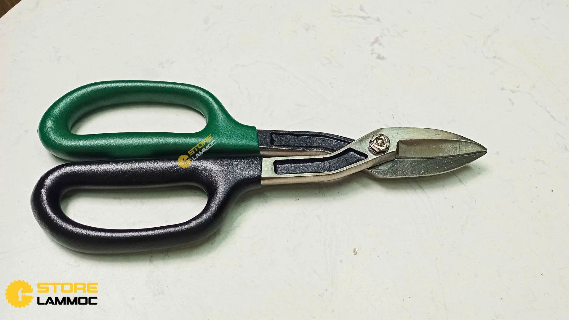 Kéo cắt tôn loại mũi thẳng 260mm Sata 93213 - 4