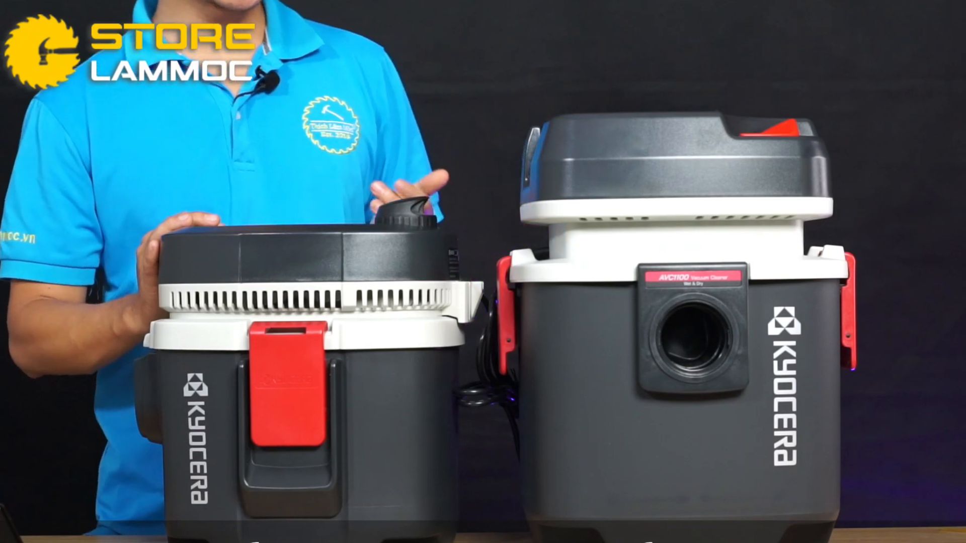 Kích thước và dung tích của máy Kyocera AVC1100 so với máy ACV51