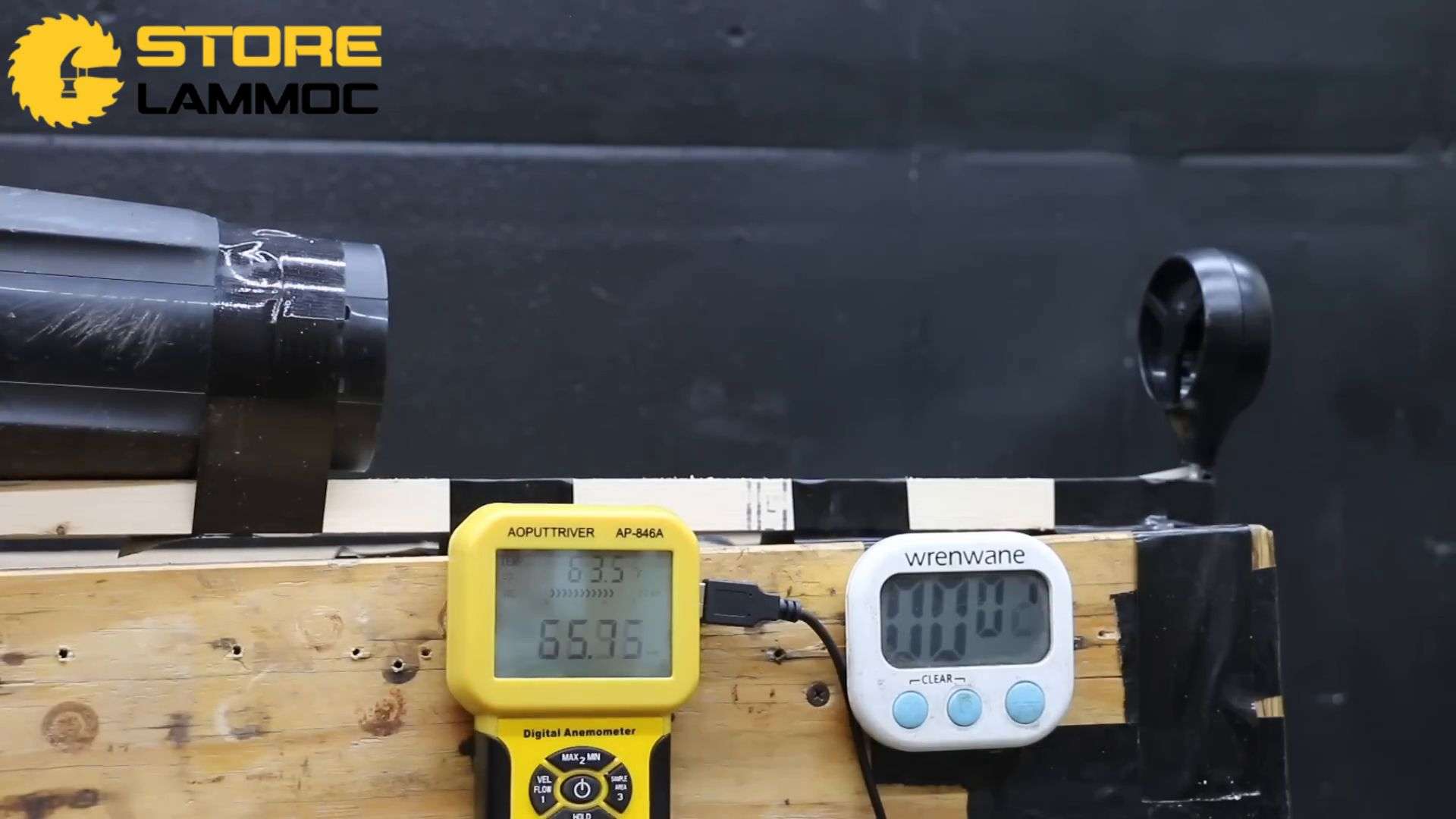 Đánh giá thời lượng pin PowerStack và pin thông thường với máy thổi