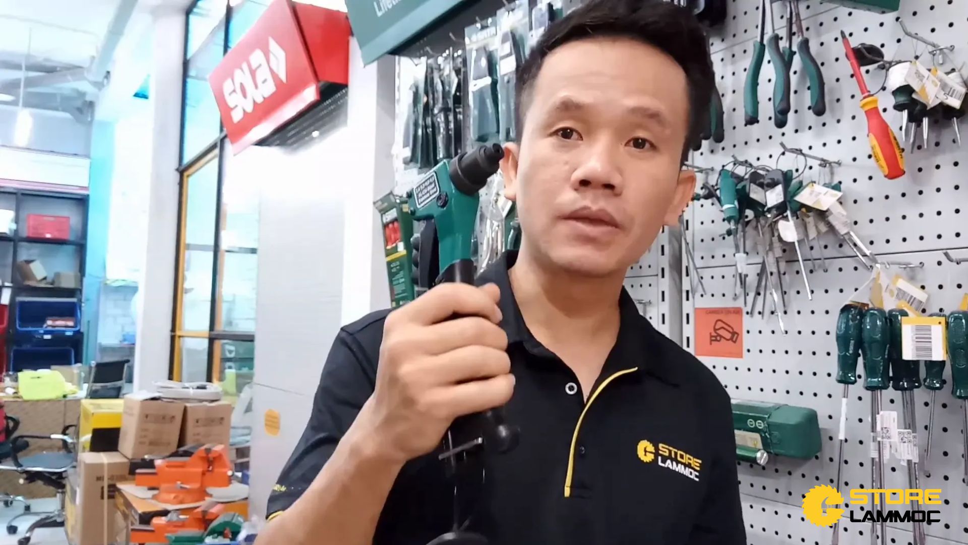 Kìm rút Rive Sata trong thực tế