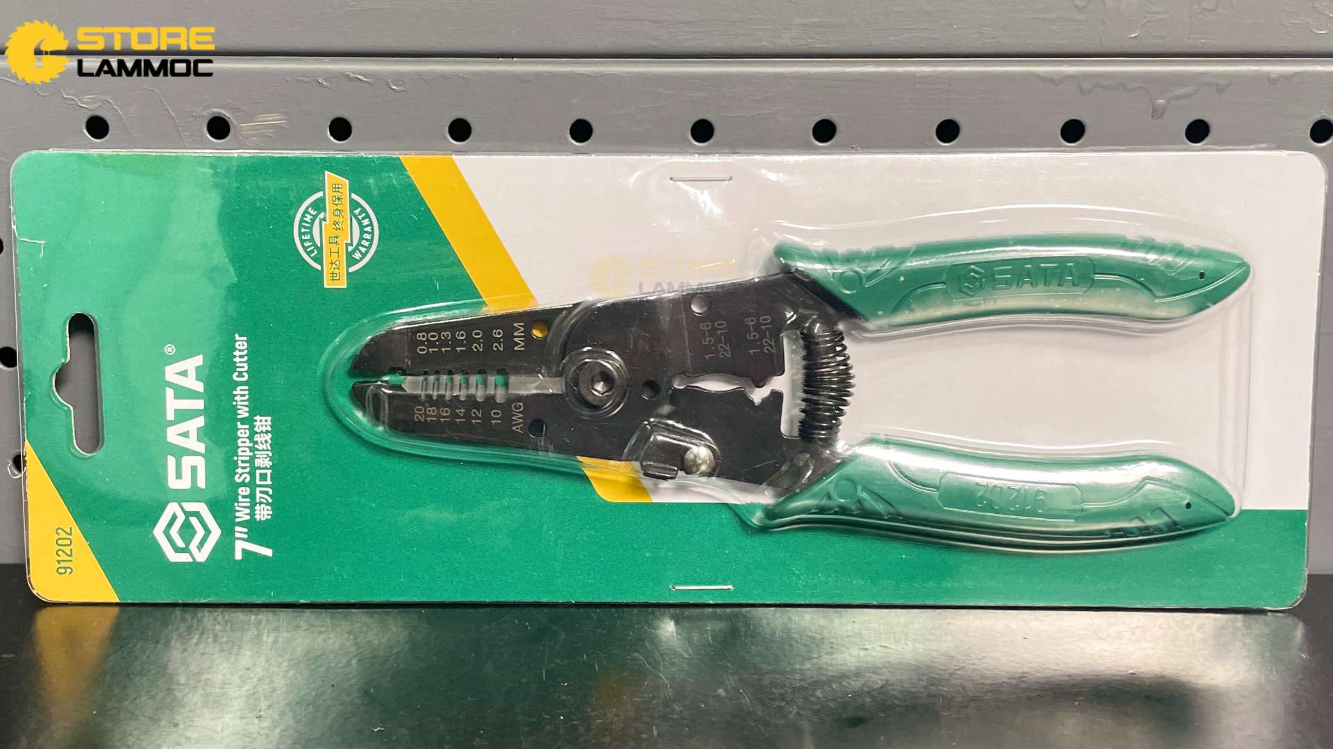 Kìm tuốt dây điện không có chức năng cắt 7inch Sata 91202