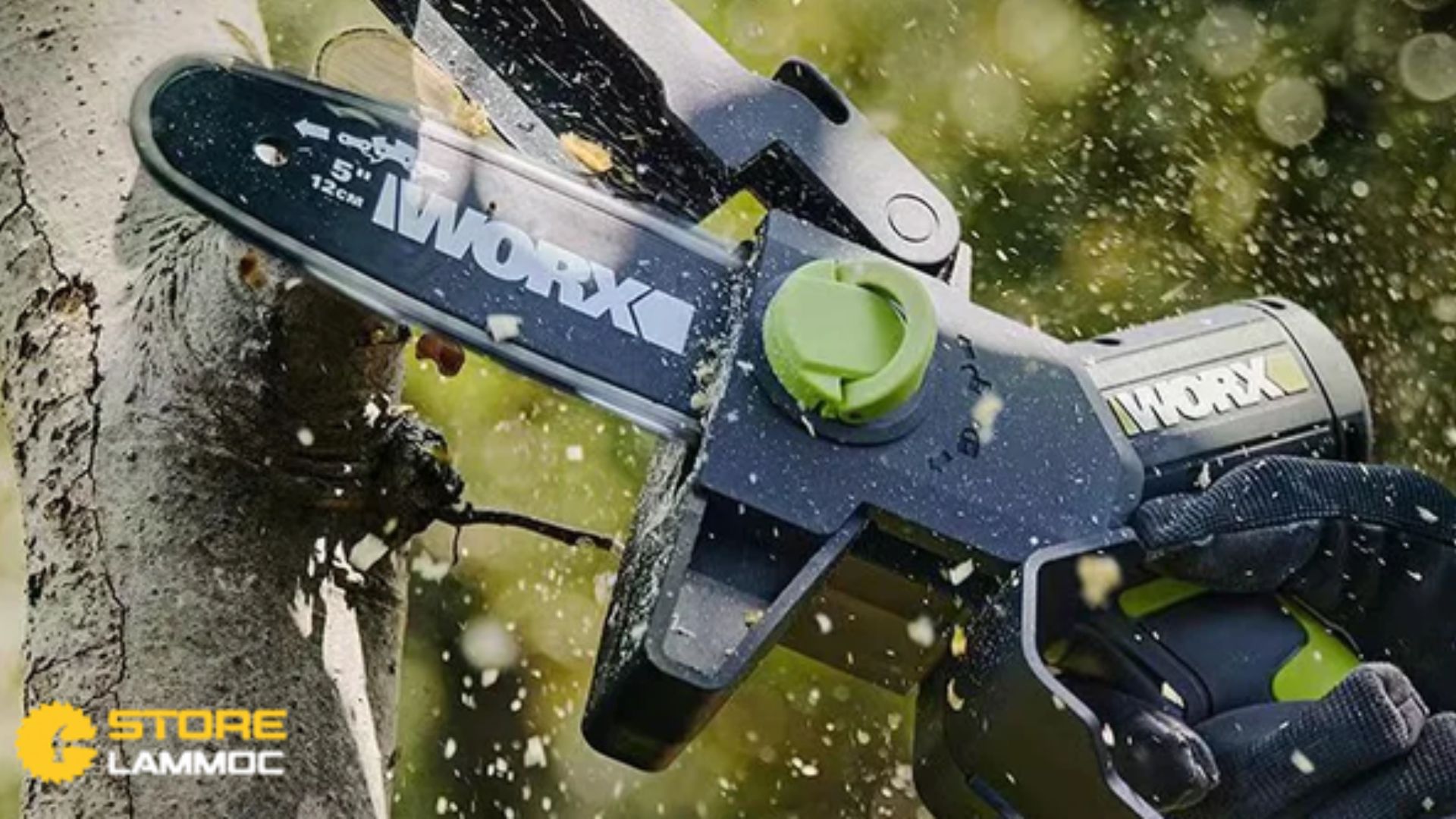 Lợi ích của máy cưa xích Worx