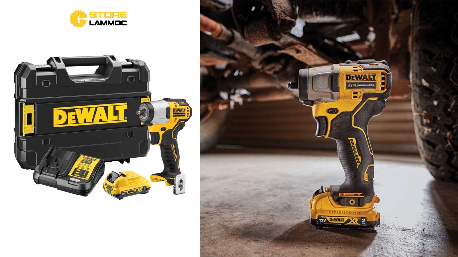 MÁY BẮN BU LÔNG PIN 12V DEWALT DCF902D1