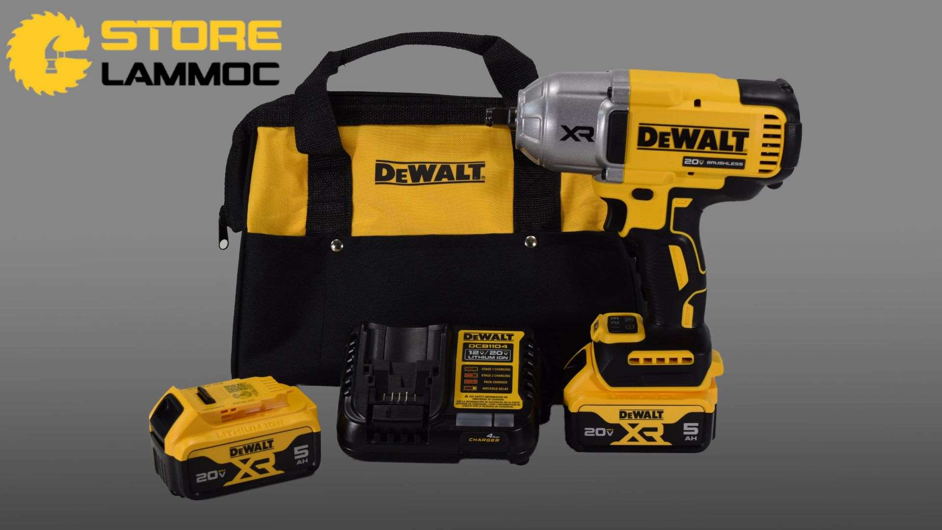 MÁY SIẾT BU LÔNG CẦM TAY PIN 20V DEWALT DCF900P2