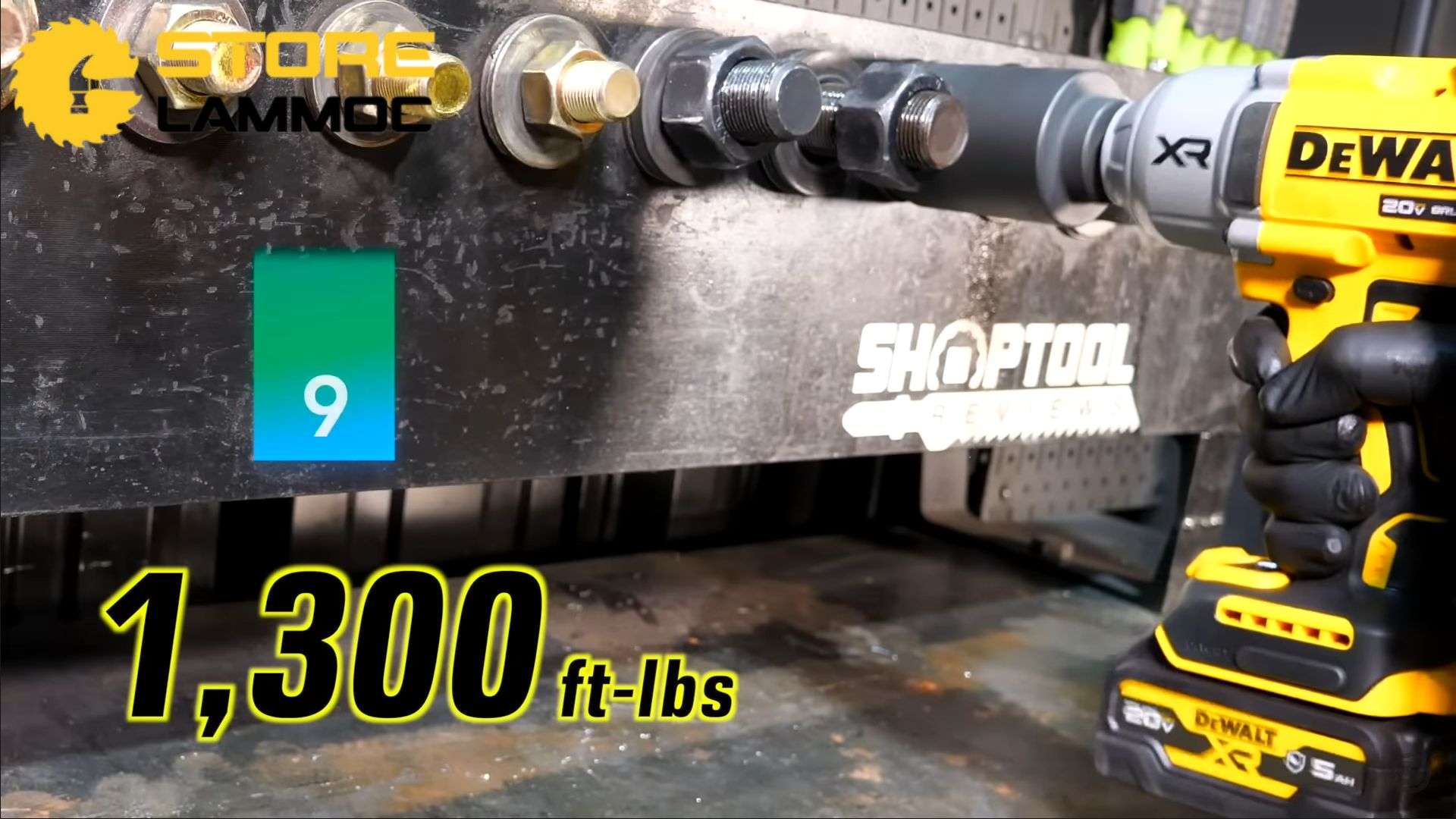 Kiểm tra với mô-men xoắn 800-1.300 ft-lbs