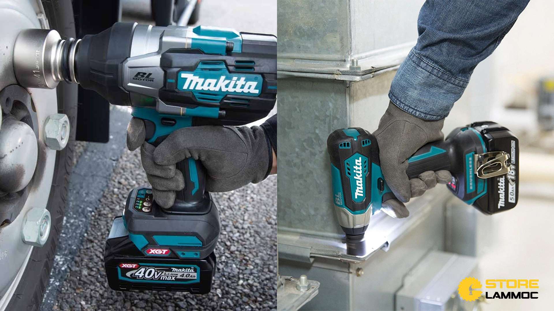 Máy bắn bu lông pin Makita