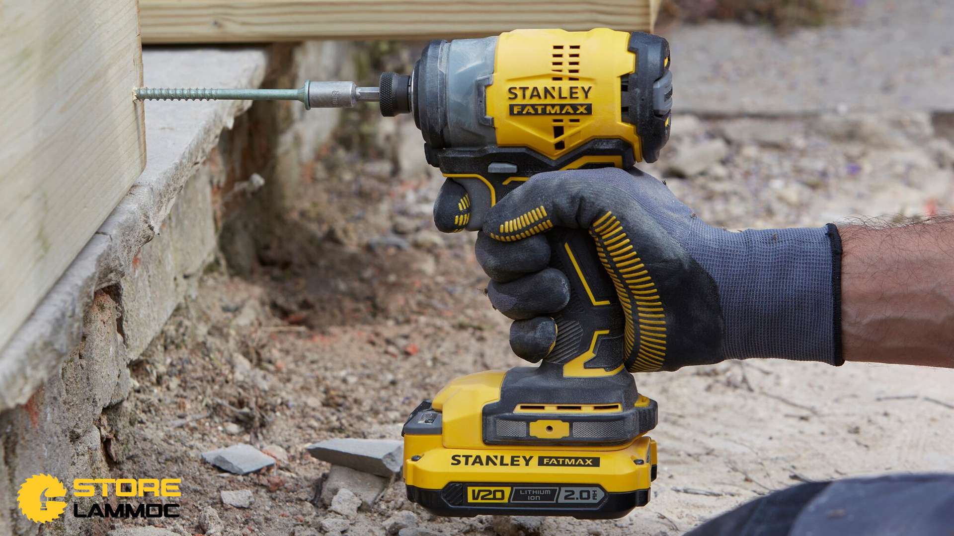 Máy bắn bu lông pin Stanley