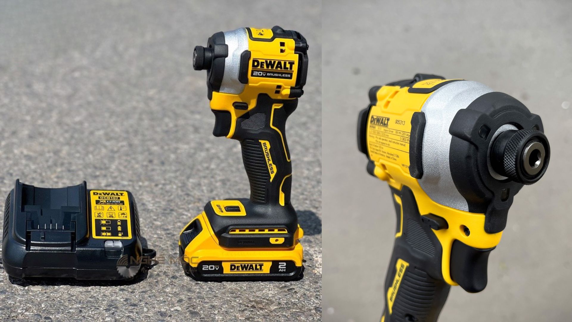 MÁY VẶN VÍT CẦM TAY 20V DEWALT DCF850D1