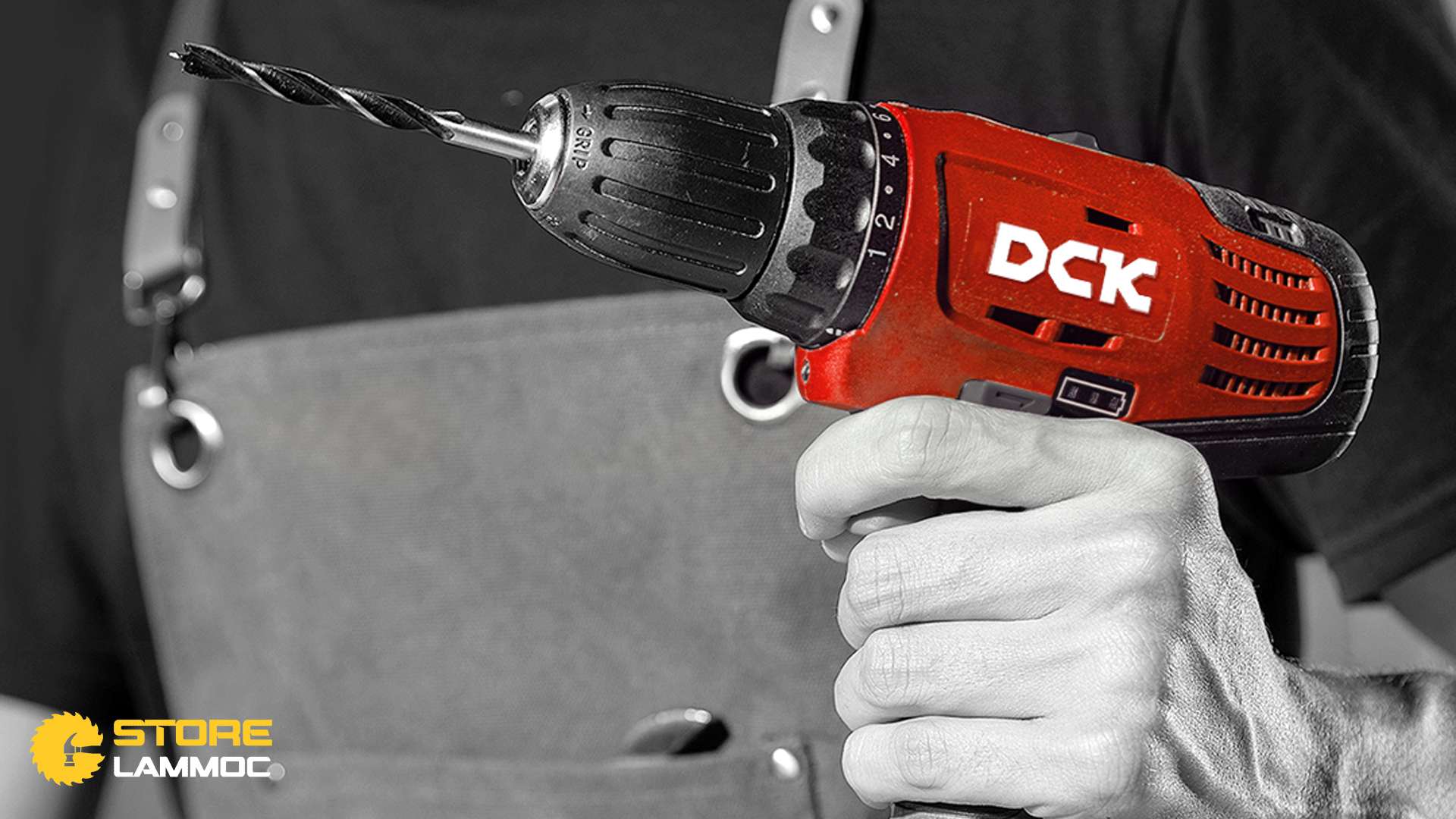 Máy bắn vít pin DCK