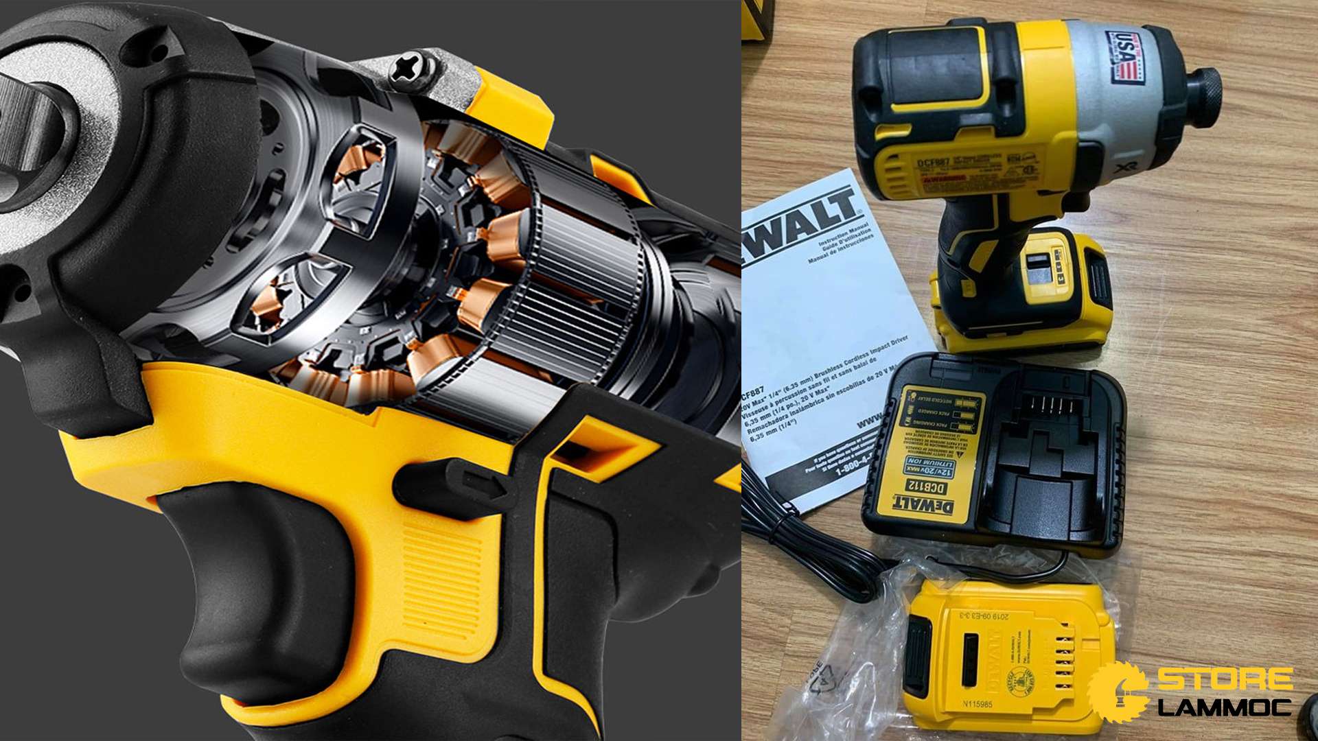 Máy bắn vít pin Dewalt DCF887
