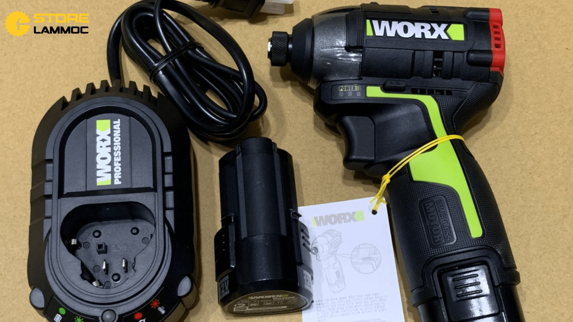 Máy bắn vít Worx và các phụ kiện