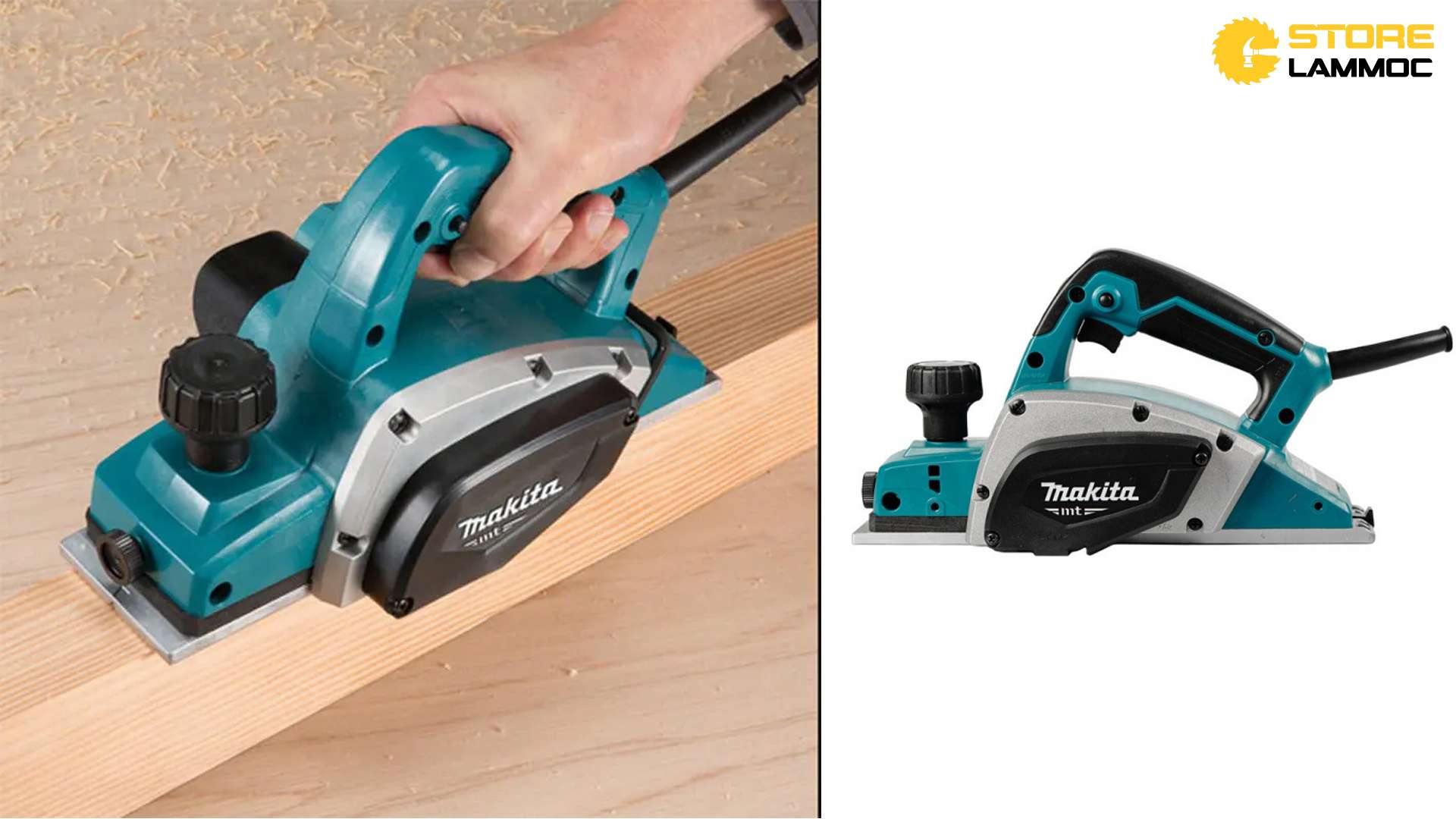 MÁY BÀO GỖ CẦM TAY MAKITA M1901B LƯỠI 82MM 500W