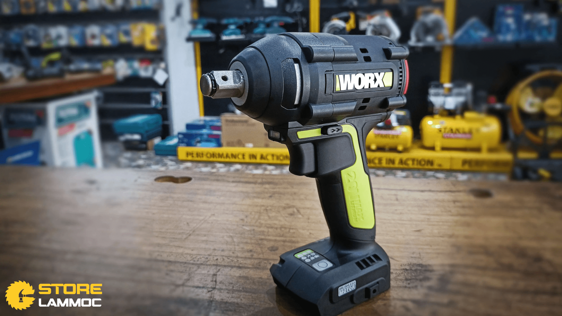 Máy bu lông pin Worx WU279