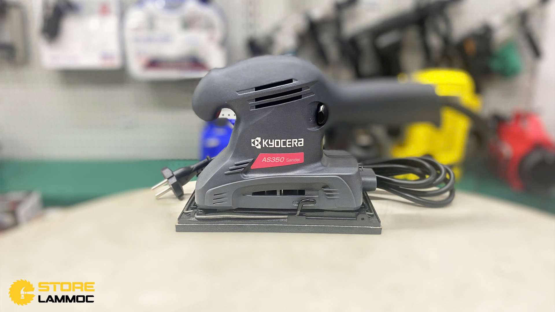 Máy chà nhám rung chữ nhật Kyocera AS-350