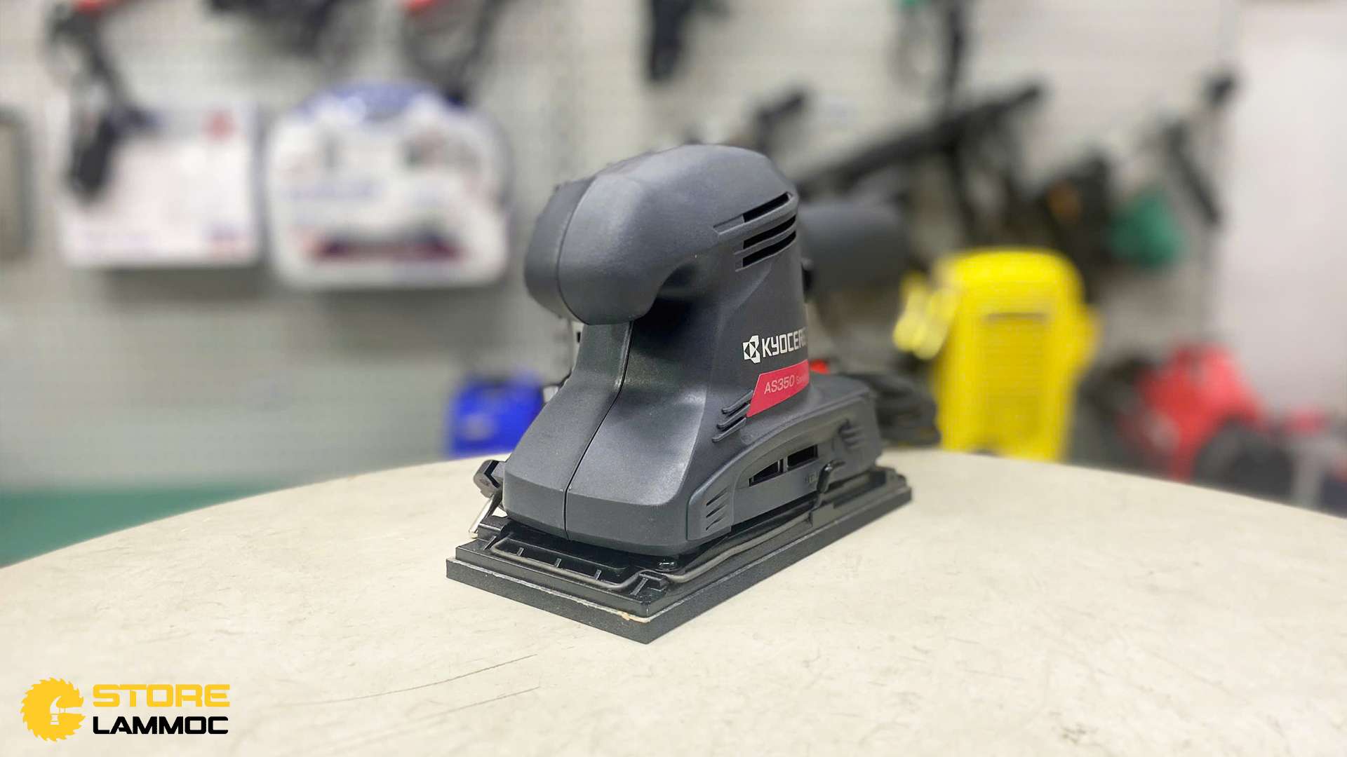 Máy chà nhám rung chữ nhật Kyocera AS-350