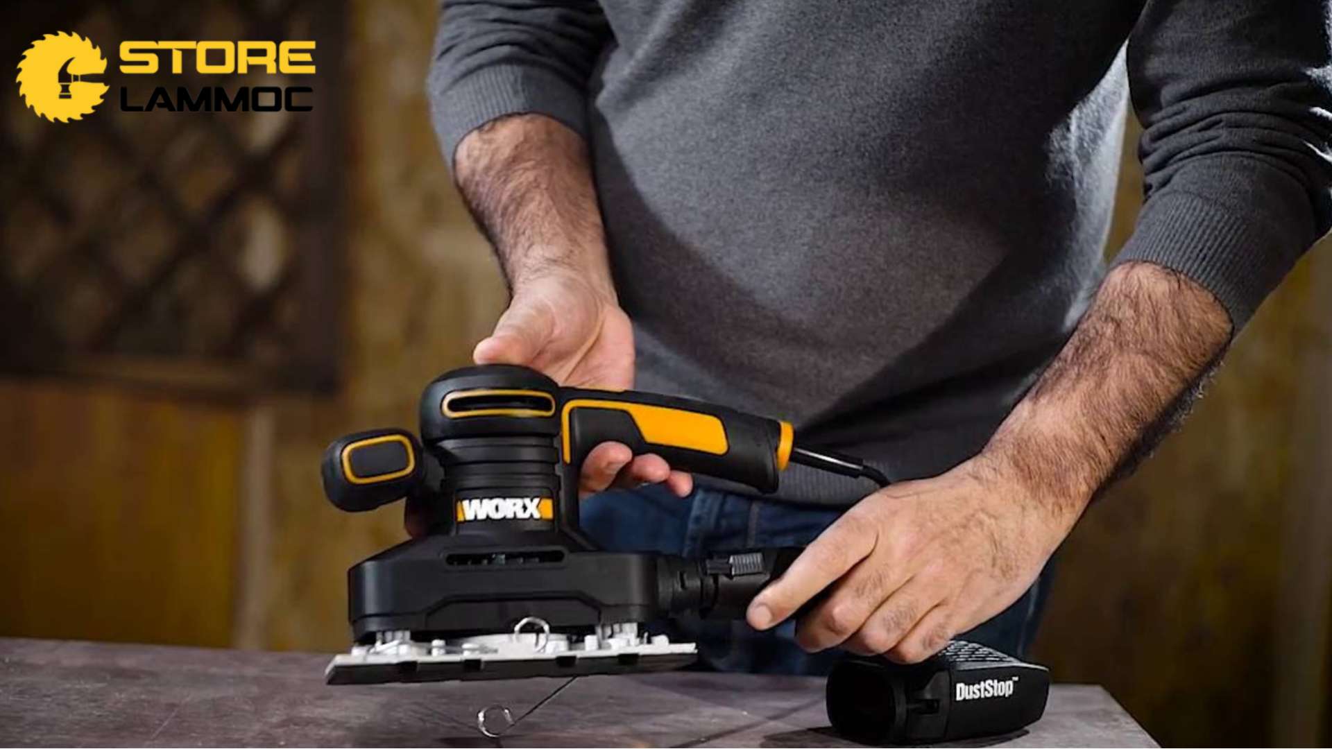 Thiết kế Máy chà nhám Worx WX641