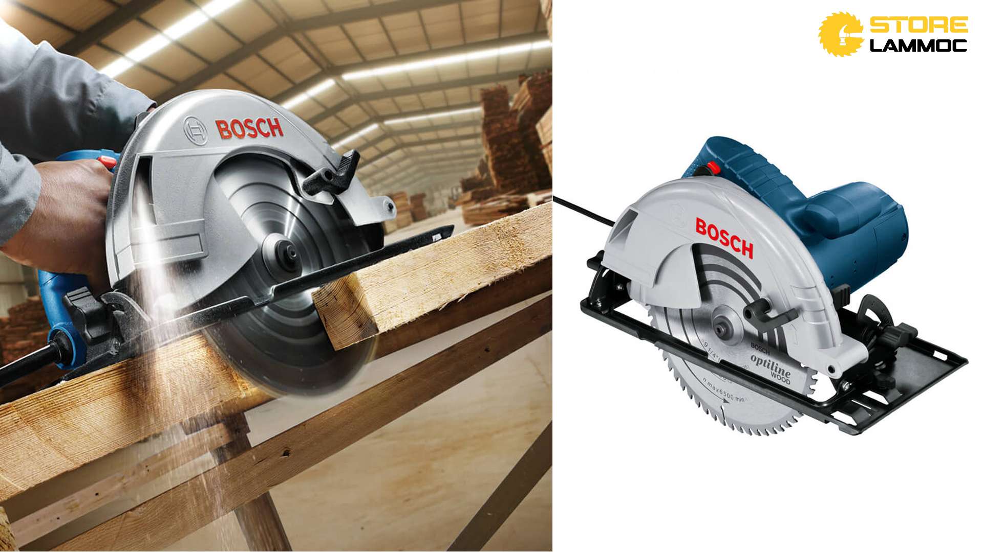 MÁY CƯA ĐĨA CẦM TAY TURBO 235MM 2050W BOSCH GKS235 - 06015A20K0