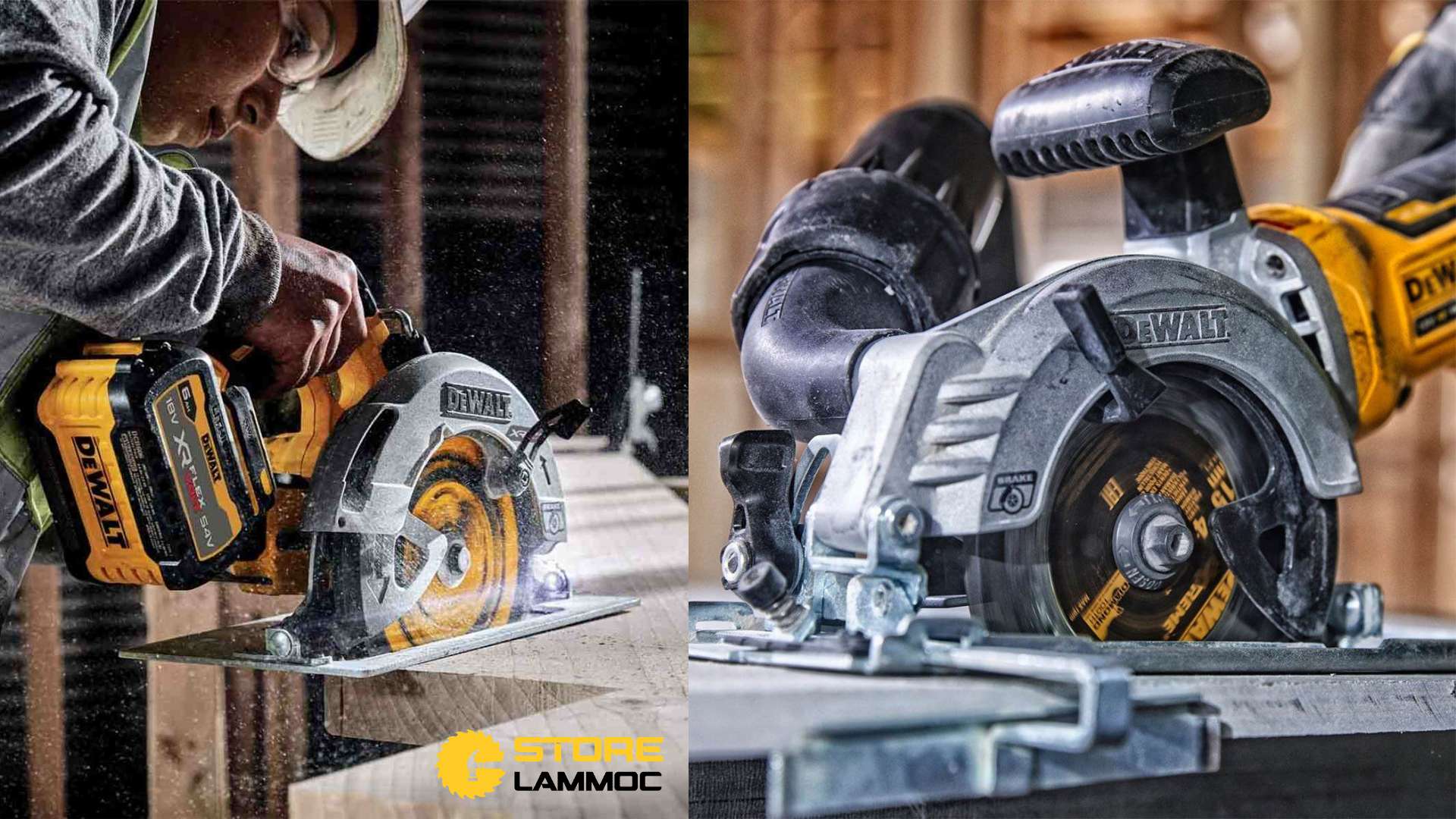 Máy cưa đĩa pin Dewalt