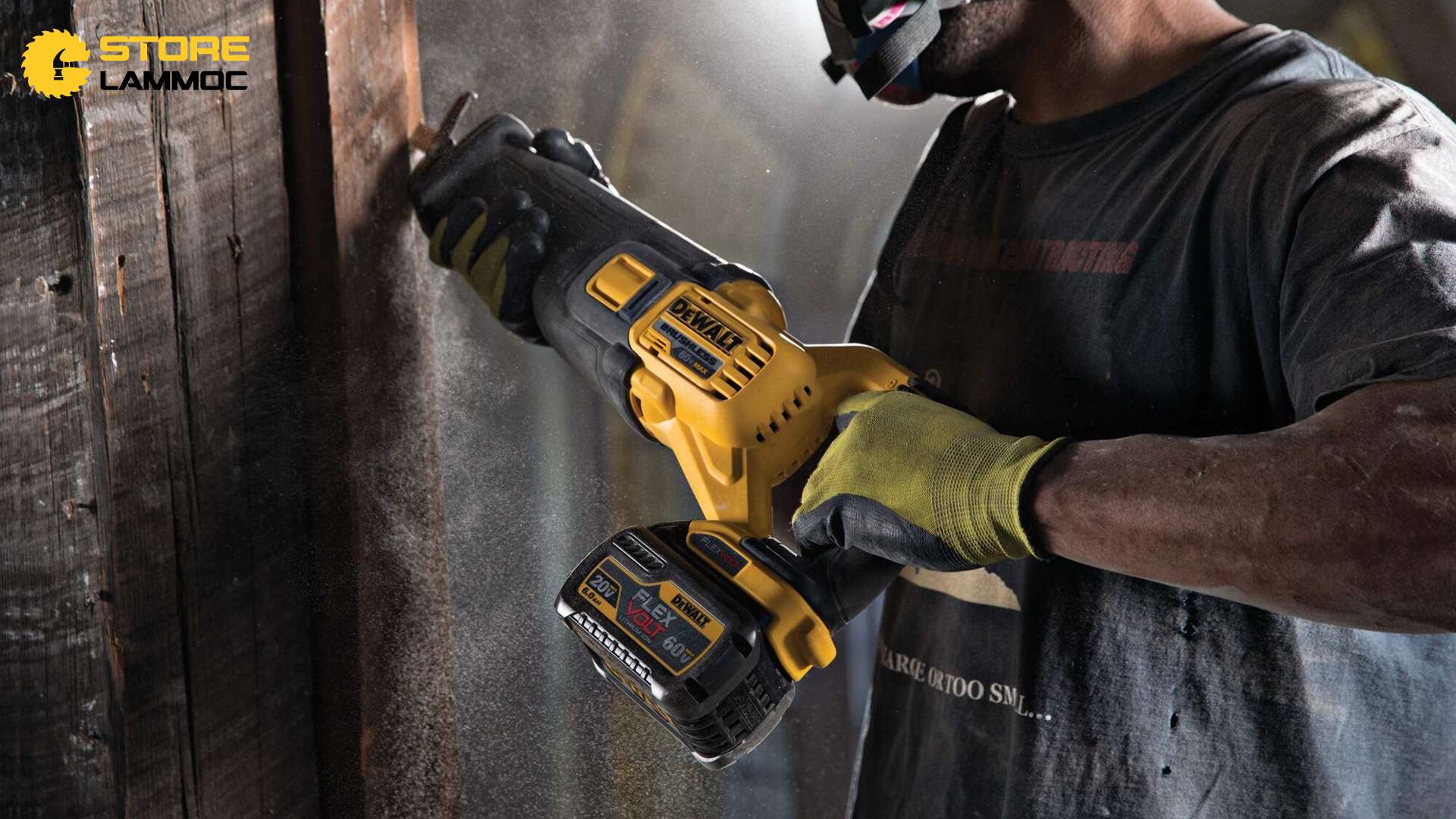 Máy Cưa Kiếm Pin Dewalt
