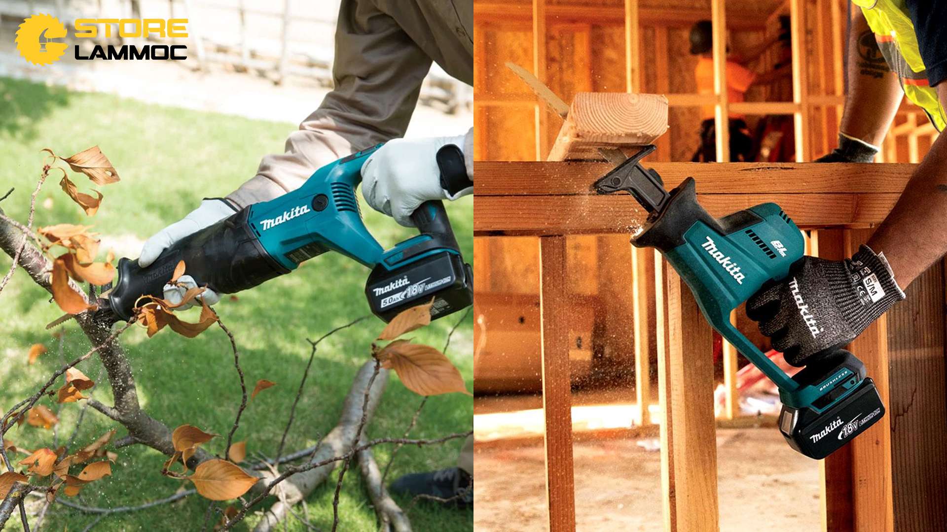 Máy cưa kiếm pin Makita