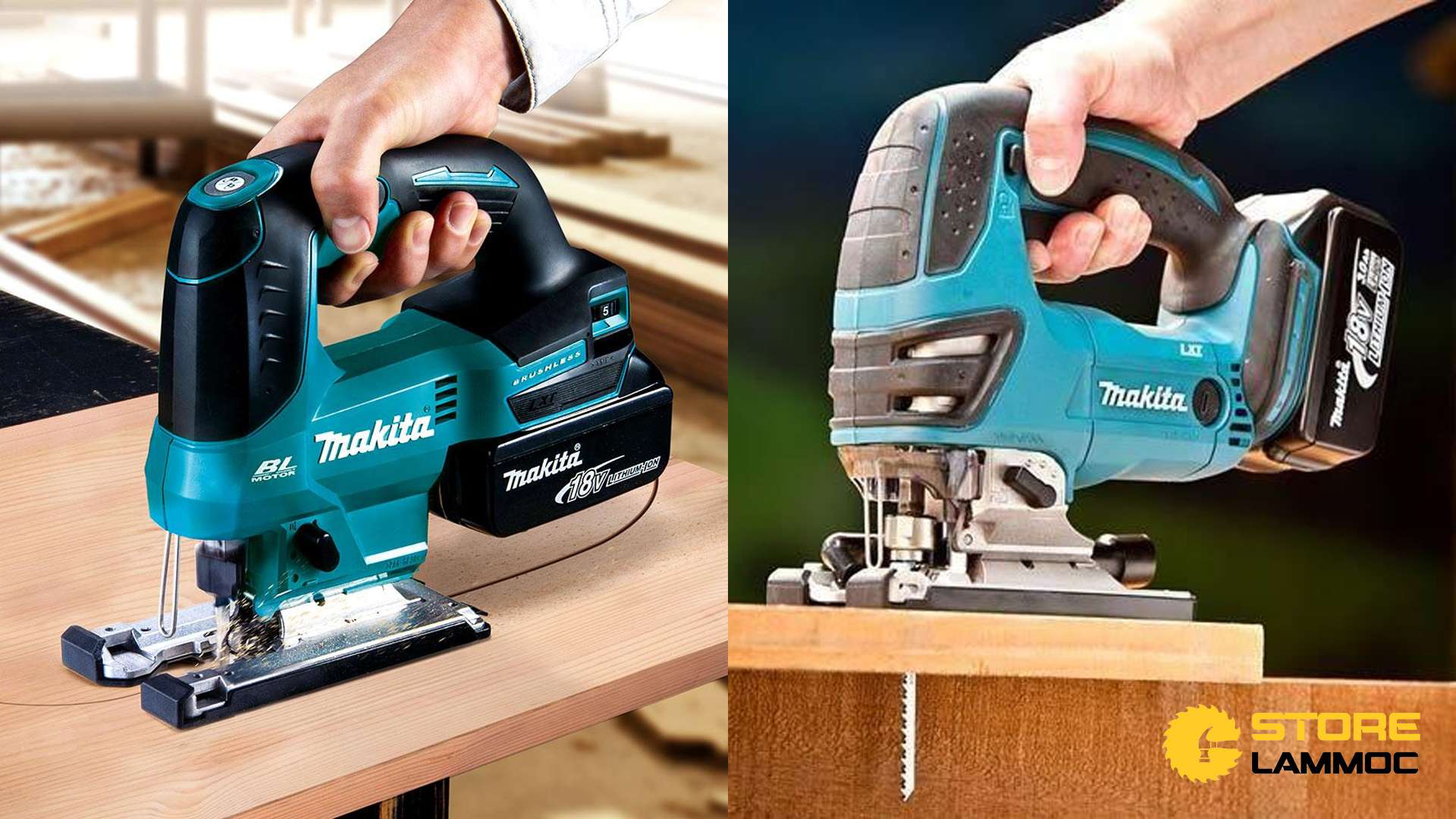 Máy cưa lọng pin Makita