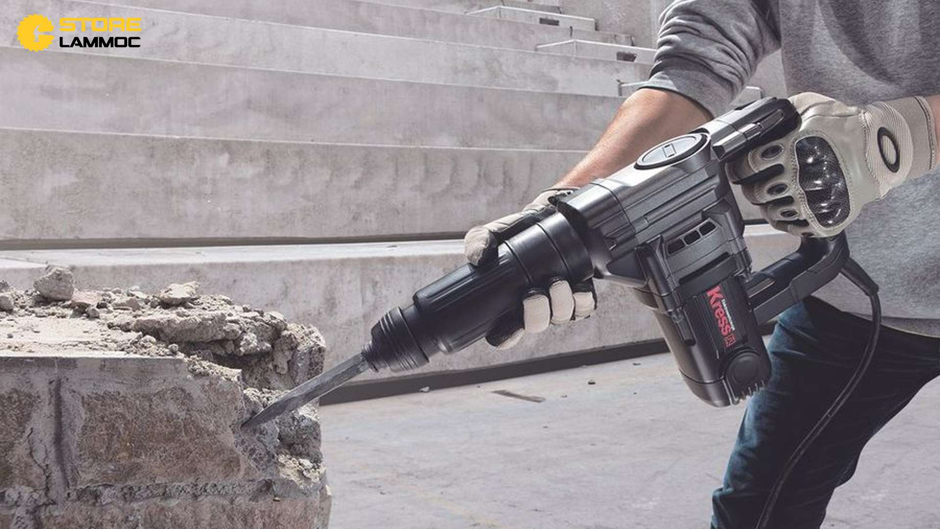 Máy đục bê tông Worx Kress