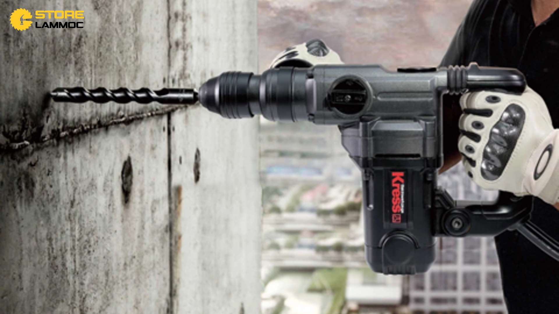 Máy đục bê tông Worx Kress