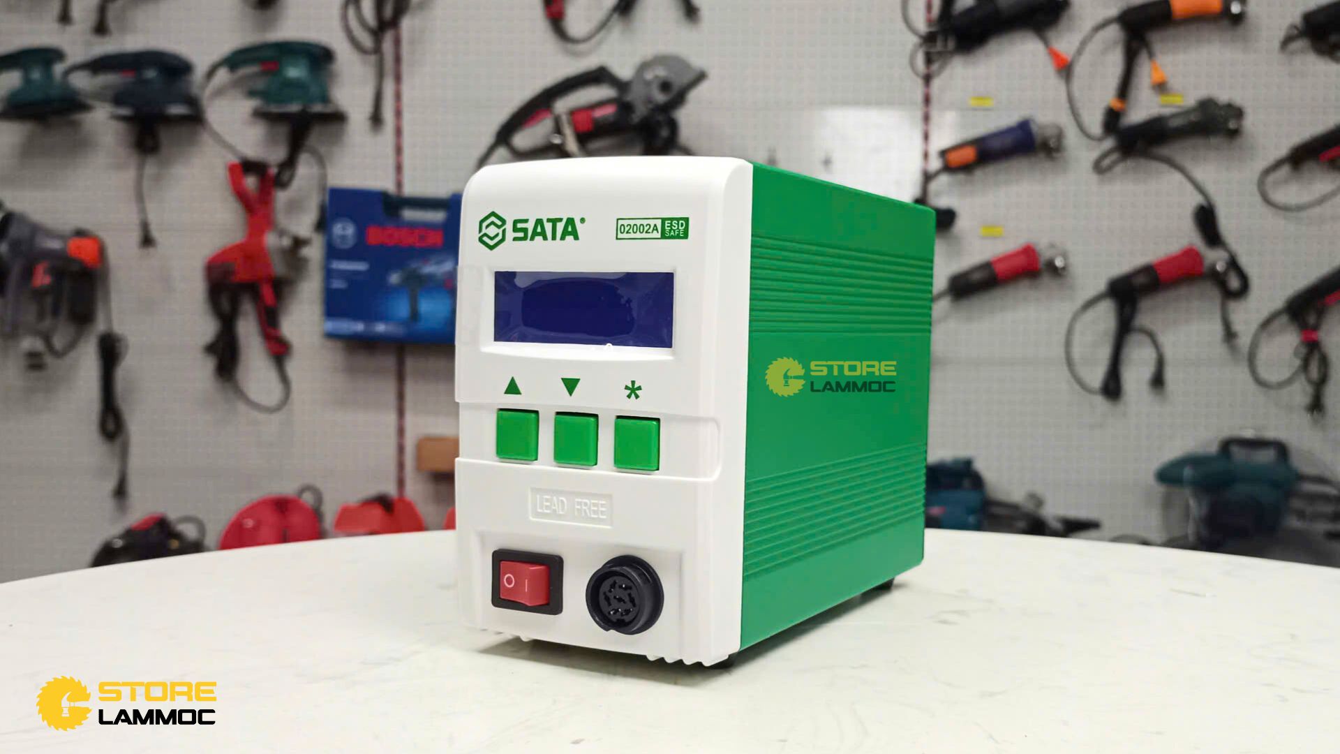 Máy hàn chì kỹ thuật số 90W Sata 02002A - 2