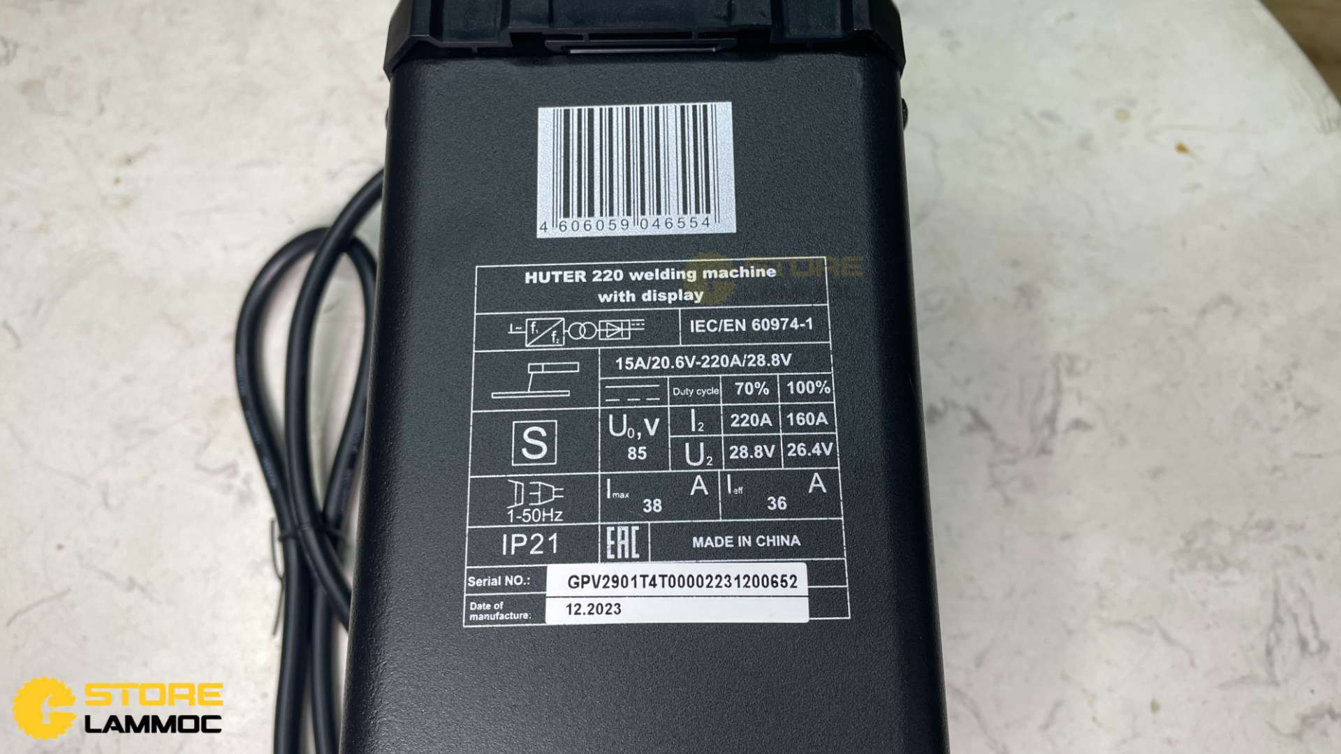 Thông số kỹ thuật Máy hàn điện Huter 220