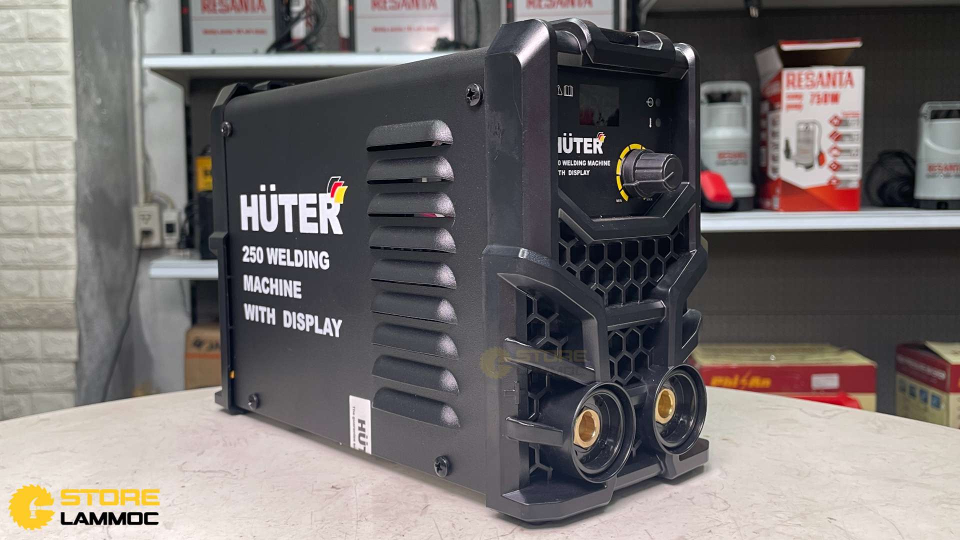 Máy hàn que điện tử Huter 250