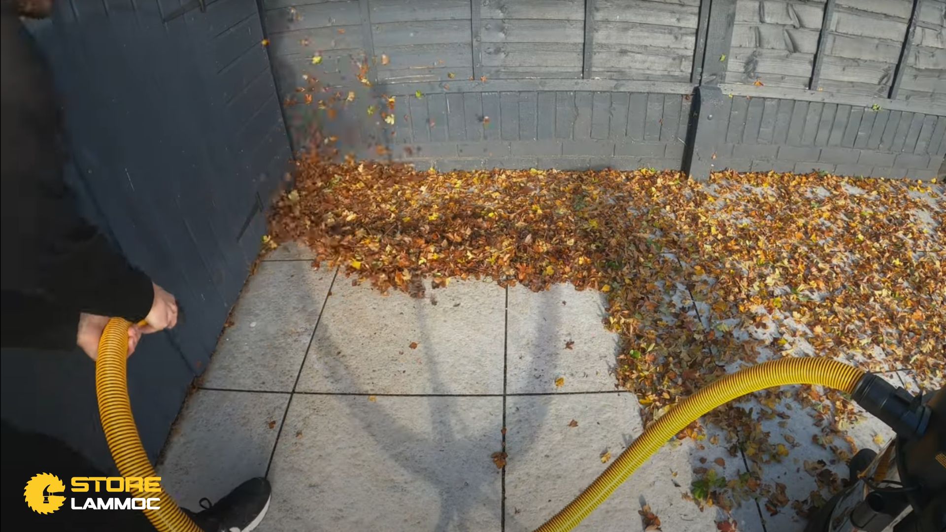 Máy hút bụi Dewalt hoạt động như máy thổi