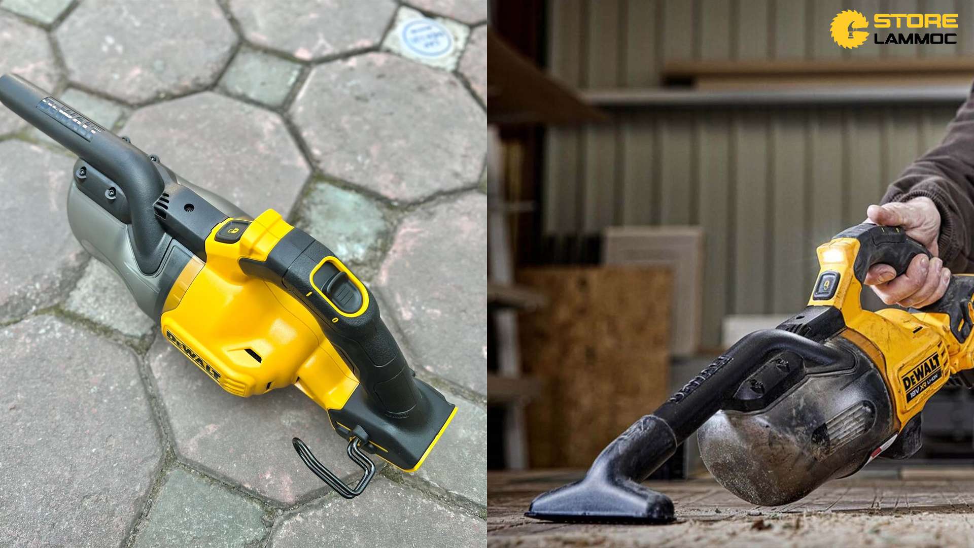 Máy hút bụi pin 20v không chổi than Dewalt DCV501LN