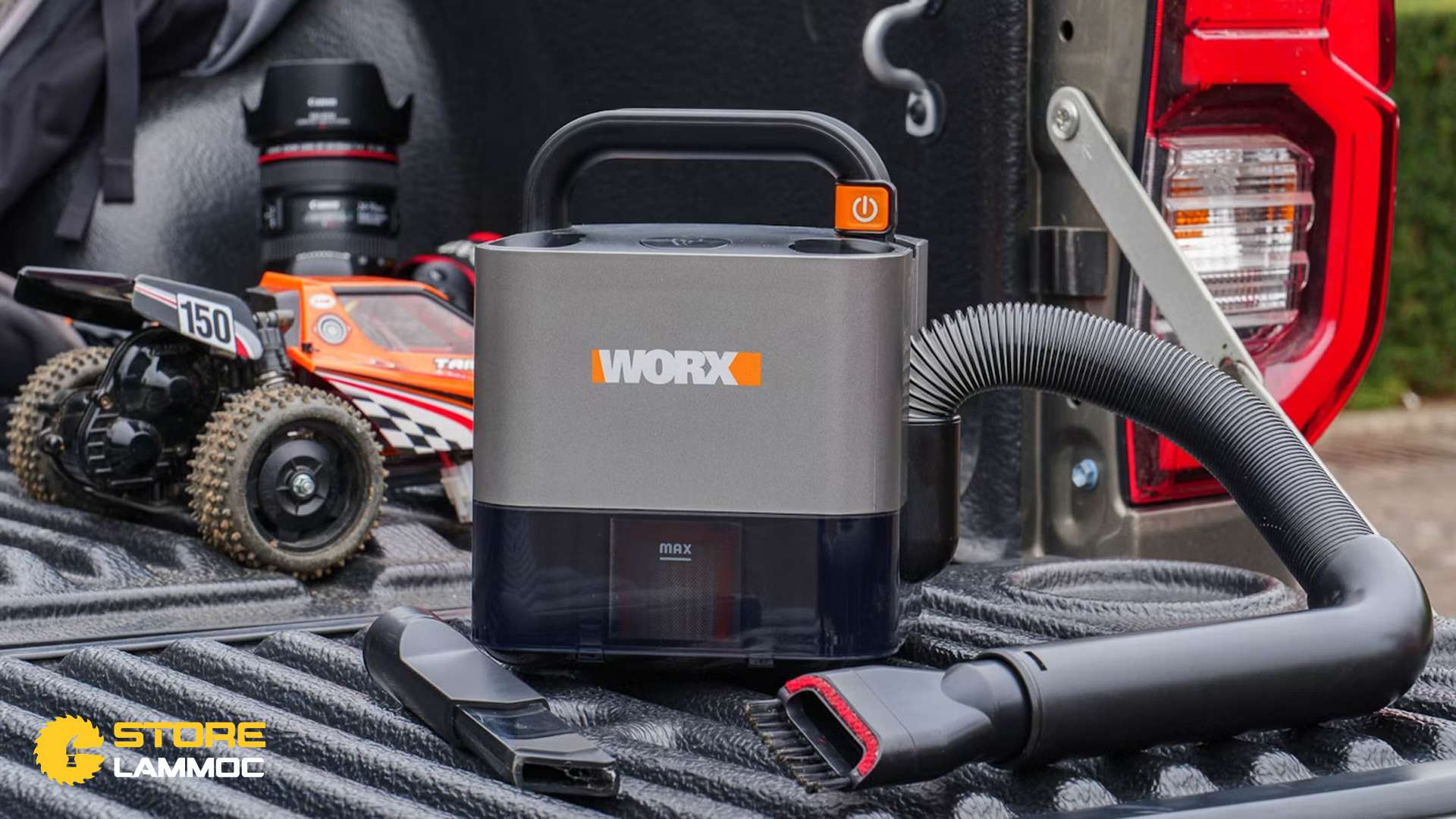 Máy hút bụi pin Worx