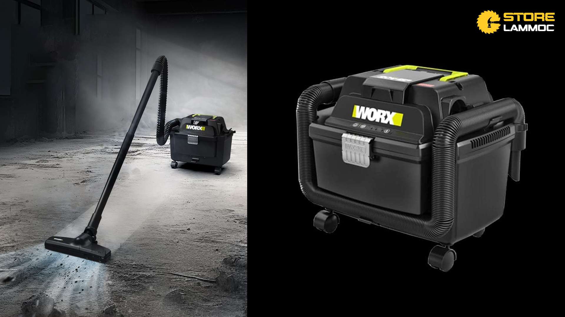 Máy hút bụi pin Worx WU037