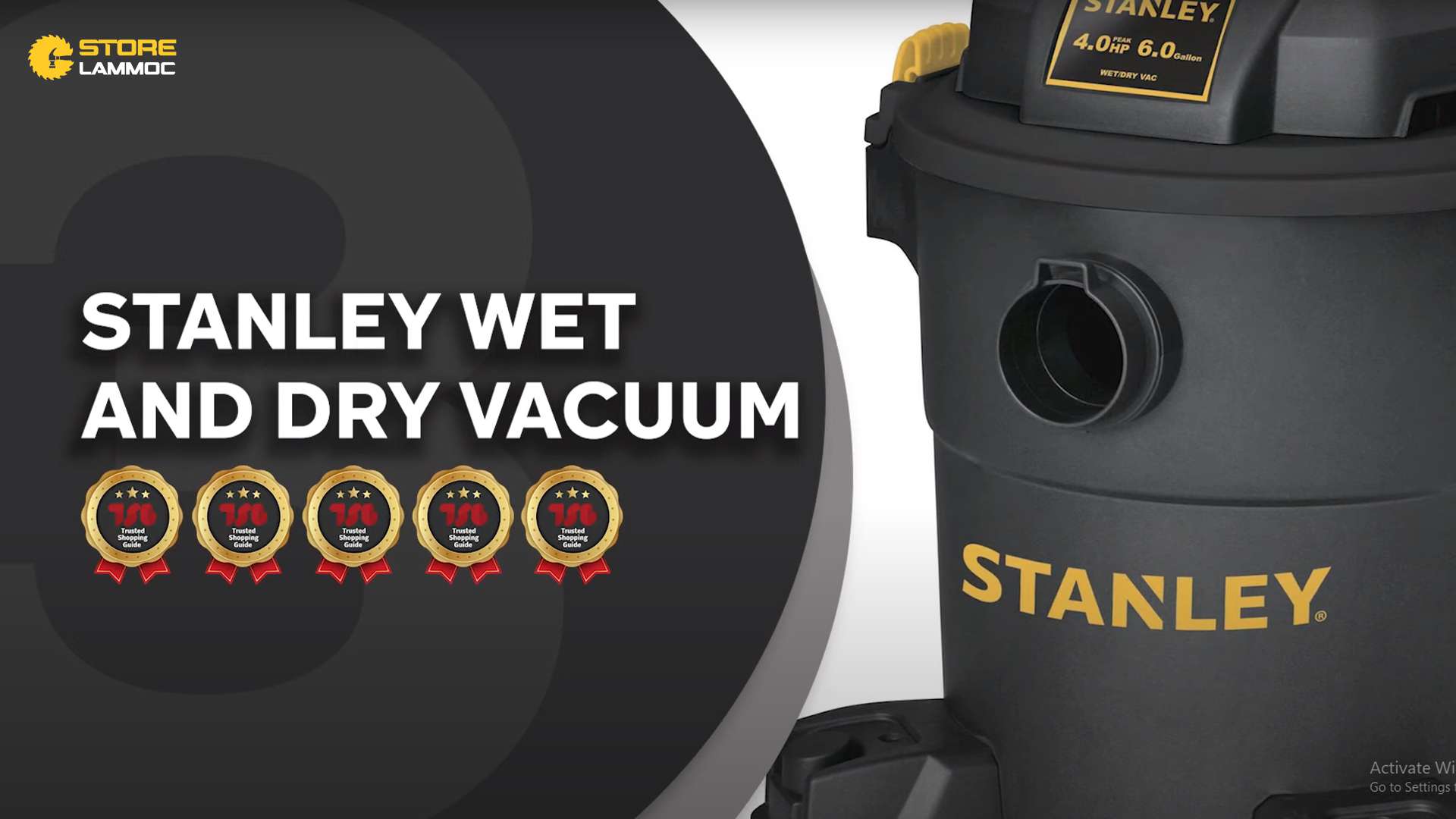 Máy hút bụi Stanley Wet and Dry Vacuum