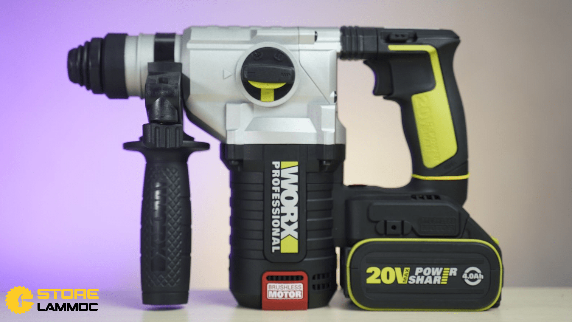 Máy khoan búa Worx 20V