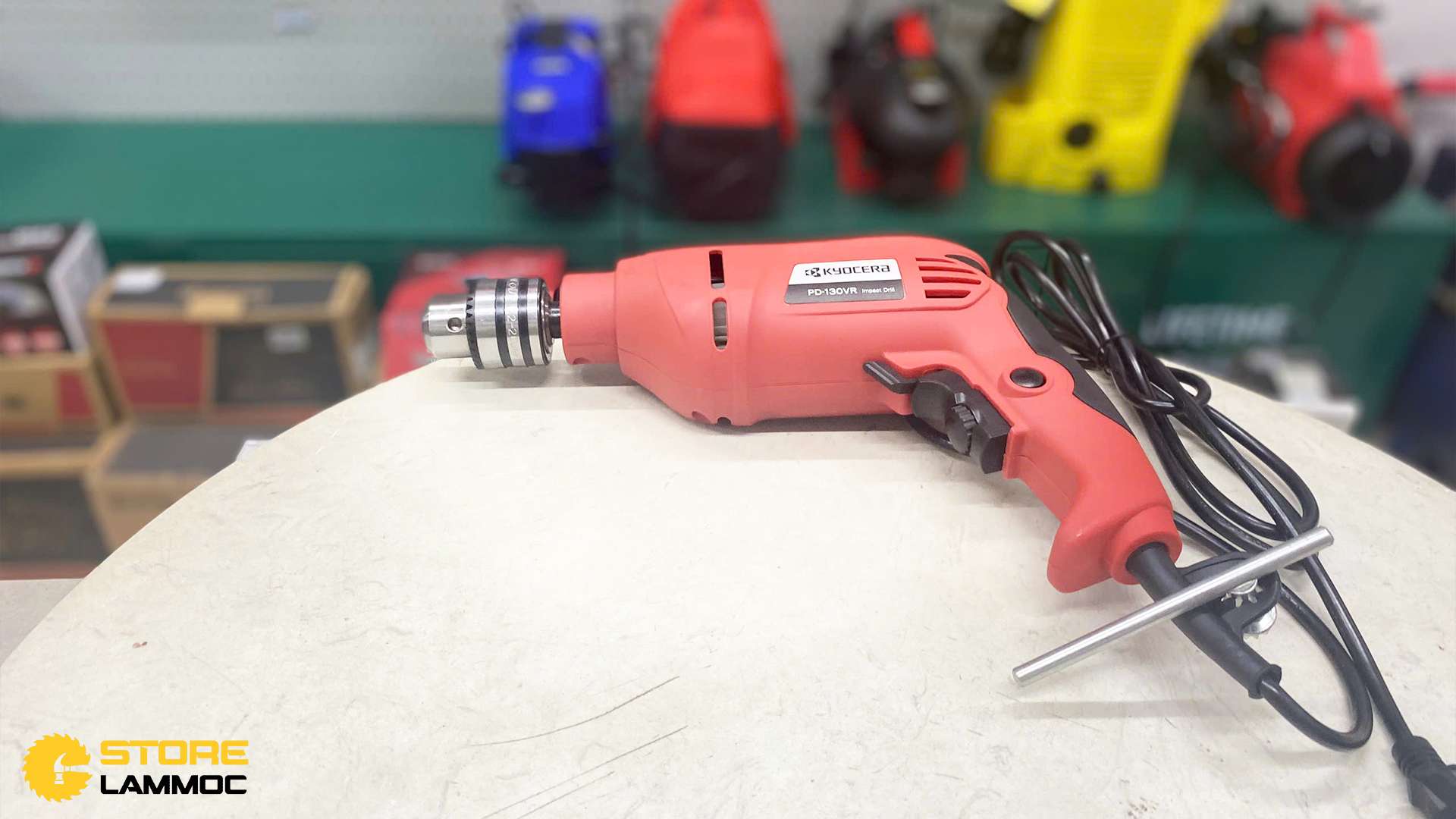 Máy khoan điện 650W-13mm Kyocera PD-130VR