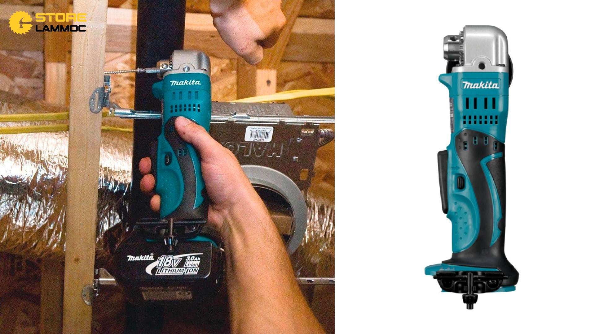 THÂN MÁY KHOAN GÓC DÙNG PIN (18V) MAKITA DDA350Z