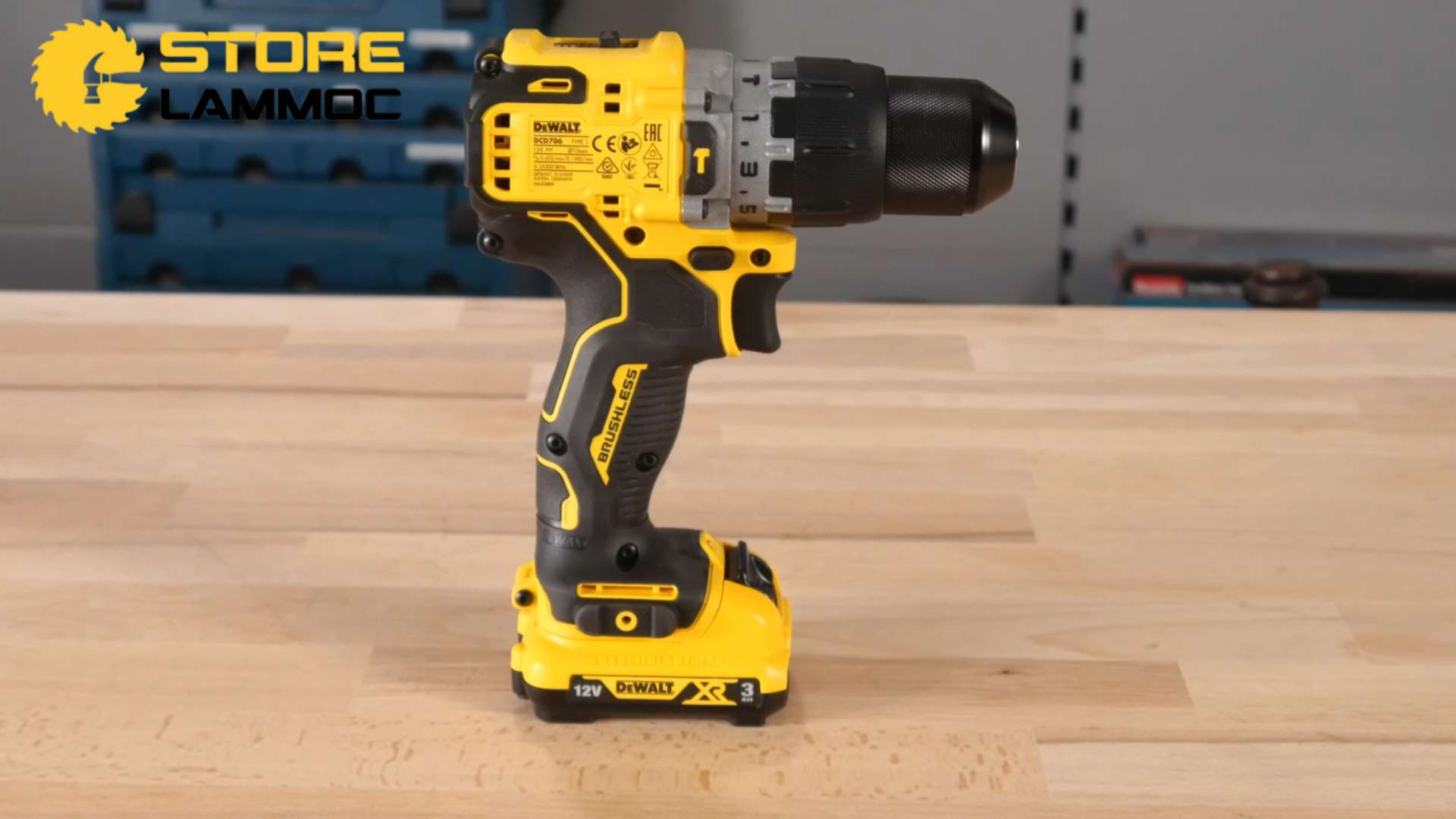 Máy khoan pin 12v Dewalt DCD706